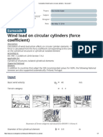 Calculation of Wind Load On Circular Cylinders - Eurocode 1