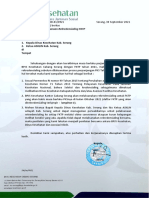 2166 Surat Pelaksanaan Rekredensialing FKTP Kab - Serang Tahap 3