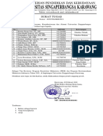 Surat Tugas Tim Reviewer PKM PKMI