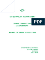 Green Marketting Project