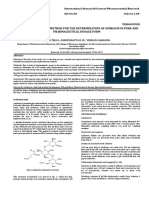 Spectrophotometric Method For The Determination of Amikacin in Pure and Pharmaceutical Dosage Form