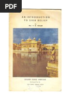 An Introduction To Sikh Belief by Mrs. P. M. Wylam