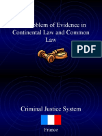 Comparing Evidence Standards in Continental and Common Law Criminal Systems