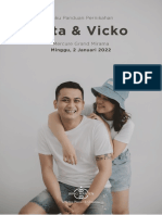 Profil Calon Pengantin dan Acara Pemberkatan Pernikahan Sinta & Vicko
