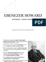 Ebenezer Howard: Assignment 1-Urban Planning