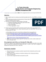 La Trobe University Department of Computer Science and Computer Engineering CSE5BDC Assignment 2020