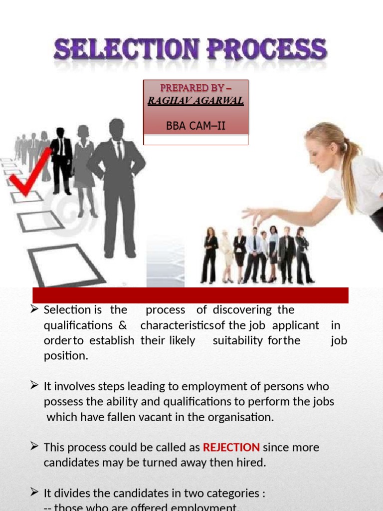 Selection Process in Recruitment | PDF | Test (Assessment) | Employment
