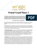 Art Vista Virtual Grand Piano 3 Manual