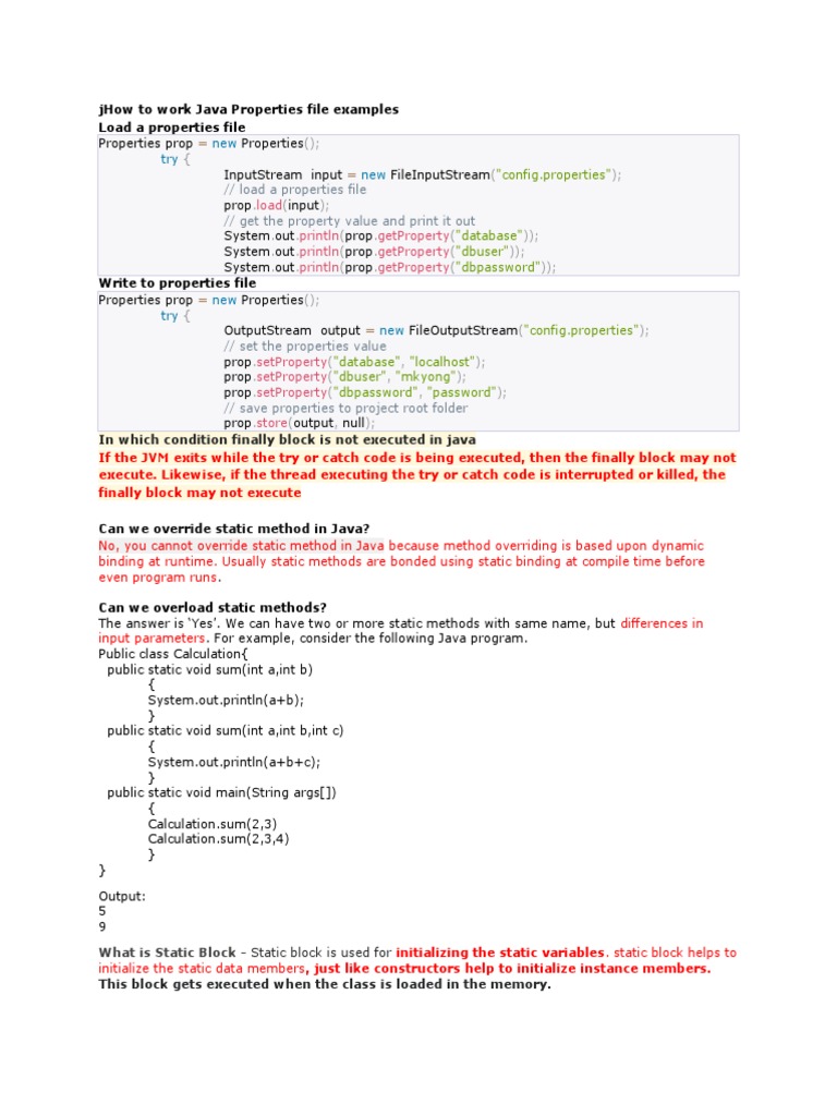 Java Study | PDF | Java Virtual Machine | Method (Computer Programming)