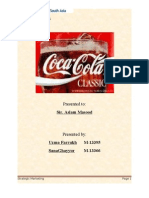 24172639 Project on Coca Cola in Pakistan