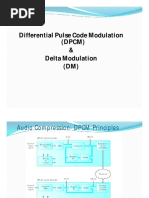 Differential Pulse Code Modulation (DPCM) & Delta Modulation (DM)