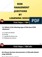 Risk Management: Questions BY Learning Sessions