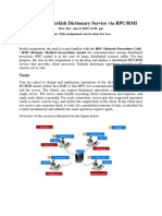 Distributed Turkish Dictionary Service Via RPC/RMI: Goals