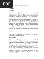 Attendance Regularization Request | PDF