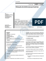 NBR 11240 - 1990 - Utilização de Defensas Portuárias