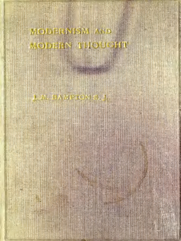 Modernism and Modern Thought Overview | PDF | Immanuel Kant | Catholic ...