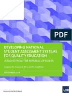 National Student Assessment Systems Republic Korea