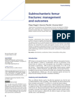 Subtrochanteric Femur Fractures: Management and Outcomes: Filippo Raggini, Giacomo Placella, Vincenzo Salini
