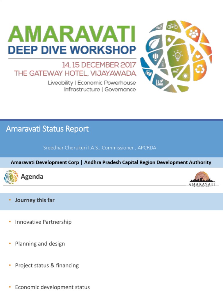 Amaravati Status Report by Commissioner APCRDA | PDF | Infrastructure ...