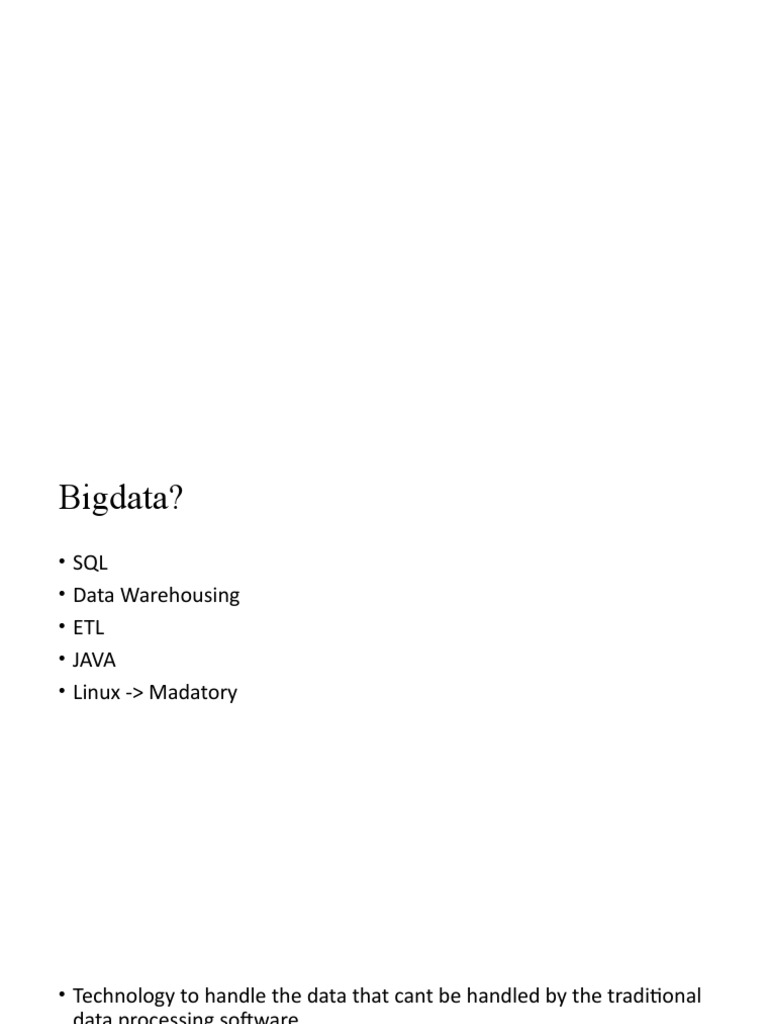 Understanding Big Data and Hadoop Concepts | PDF | Apache Hadoop ...