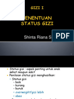 Penentuan Status Gizi