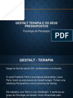 Gestalt Terapia E Os Seus Pressupostos: Psicologia Da Percepção