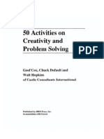 50 Activities For Creativity & Problem Solving