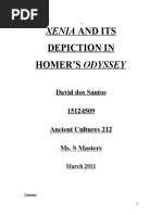 Download Xenia and Its Depiction in Homers Odessey by David Dos Santos SN54995462 doc pdf