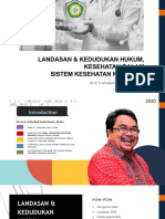 Landasan & Kedudukan Hukum, Kesehatan Dalam Sistem Kesehatan Nasional