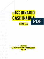 Diccionario Cashinahua Tomo-2