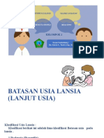 Batasan Lanjut Usia