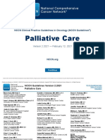 Palliative Care: NCCN Clinical Practice Guidelines in Oncology (NCCN Guidelines)