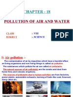 Chapter - 18: Pollution of Air and Water