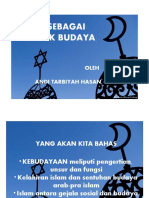 Islam Sebagai Produk Budaya