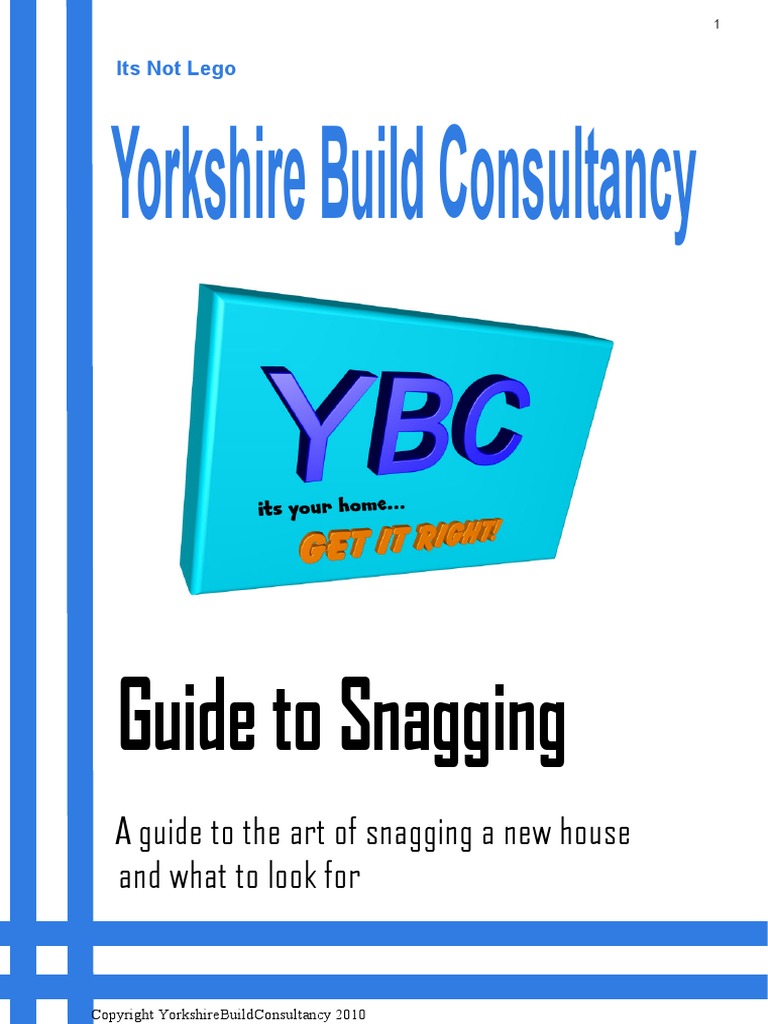 New Build Snagging List Template PDF Architectural Elements