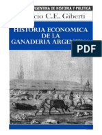Historia Economica de La Ganaderia Argentina - Horacio Giberti