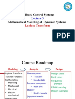 Mathematical Modeling of Dynamic Systems with Laplace Transform