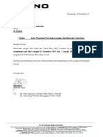 OL 460 Surat Informasi Libur Pengiriman Dalam Rangka Nataru 2022