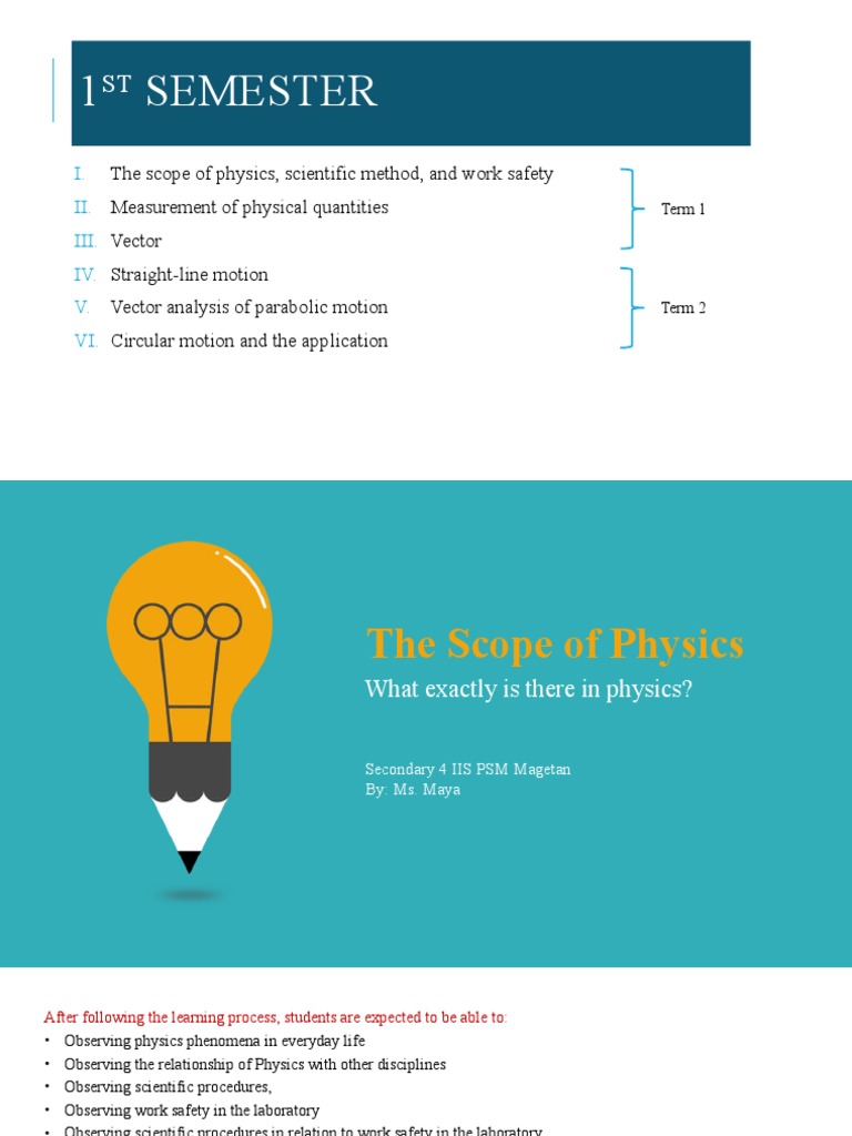 Sec4 - Chapter 1 - The Scope of Physics | PDF | Physics | Scientific Method