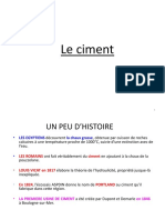 Ciment Partie I