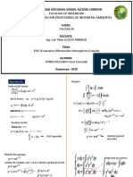 EDO (Ecuaciones Diferenciales Homogéneas) Lineales