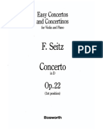 Seitz Concerto n. 5 Op.22 - Violino (I Pos.)