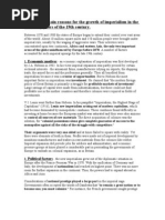 Download Analyze the Main Reasons for the Growth of Imperialism in the Last Thirty Years of the 19th Century by bhasmakar5971 SN54997967 doc pdf