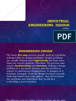 INDUSTRIAL ENGINEERING DESIGN PROCESS