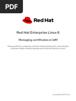 RHEL 8.5 - Managing Certificates in IdM