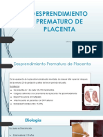 Desprendimiento Prematuro de Placenta: Mag. Karla Salinas Cordero