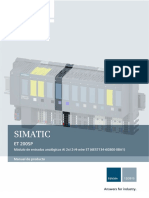 SIMATIC ET 200SP Módulo de Entradas Analógicas AI 2xi 2 4 Fils ST Manual de - V1.0 - Es - 200036365