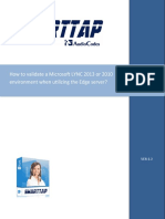How to validate a Microsoft LYNC 2013 or 2010 environment when utilizing the Edge server