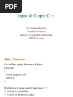 Input & Output C++