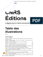 Le Maghreb Dans Les Relations Internationales - Table Des Illustrations - CNRS Éditions